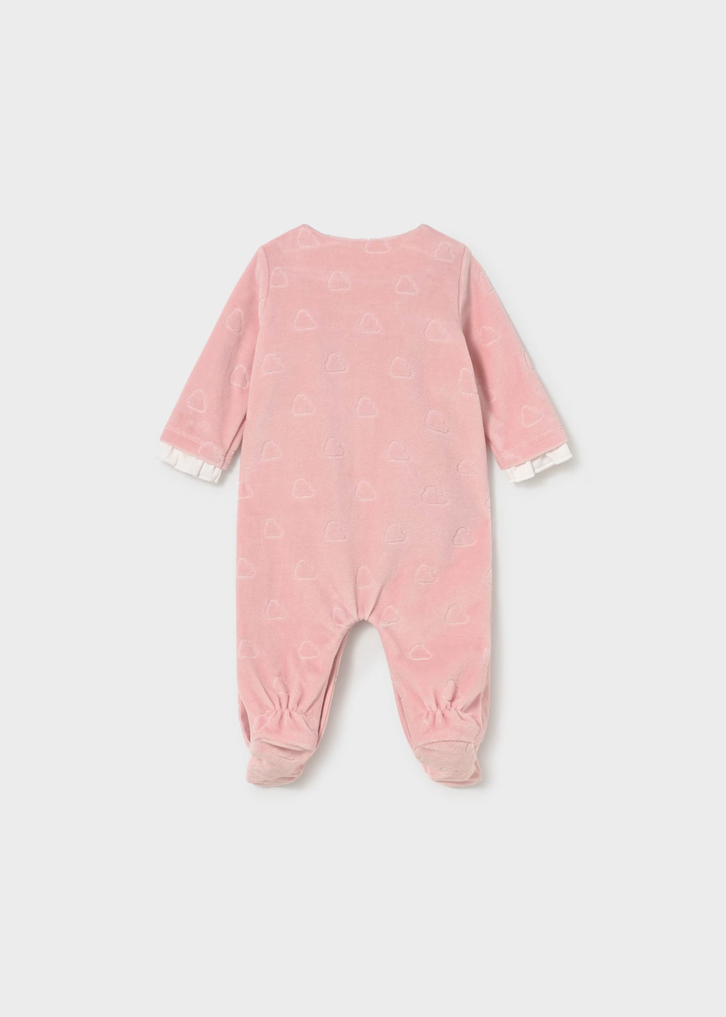 Pijama tundosado rosa recién nacida