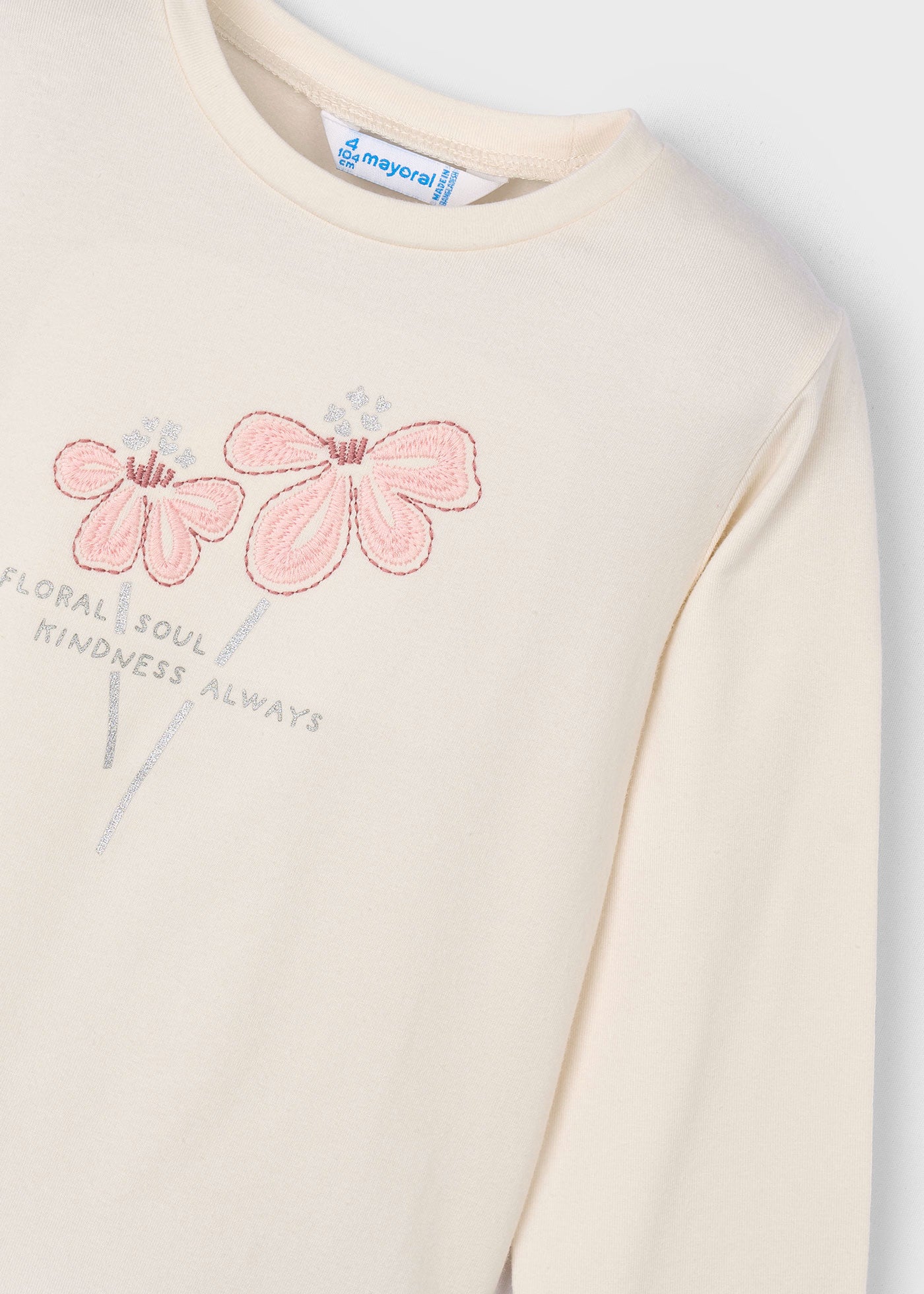 Cojunto blusa con falda tricot mini niña