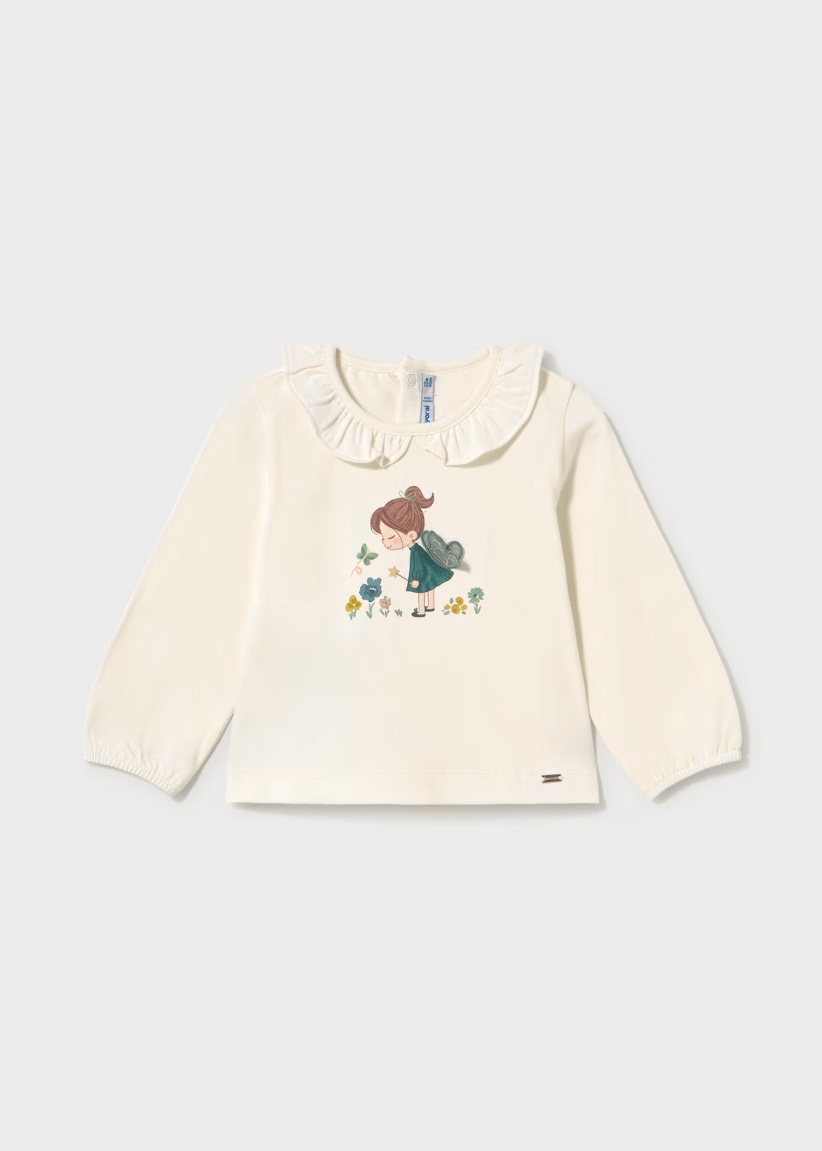 Conjunto blusa holán con falda tul laurel bebé niña