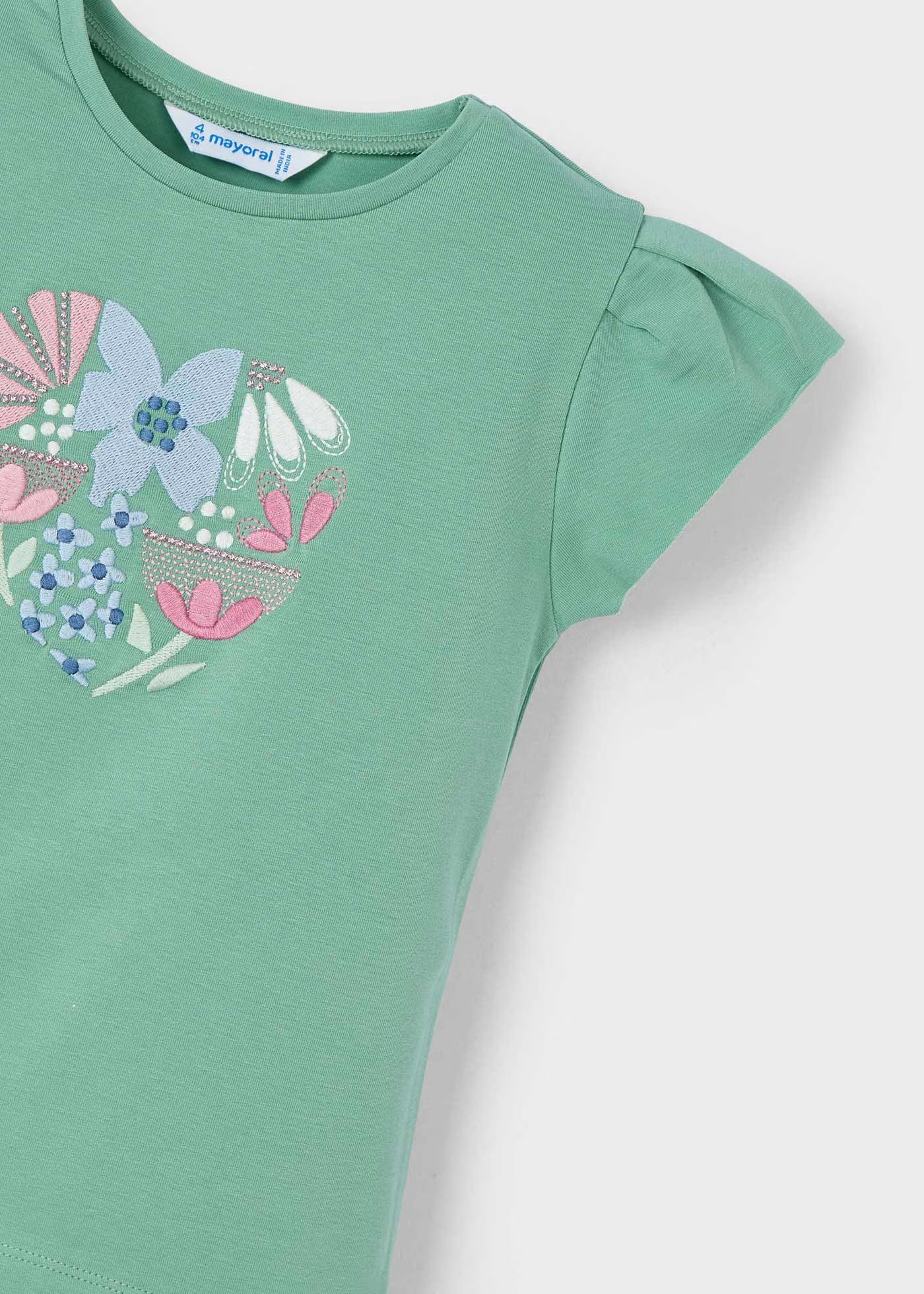 Conjunto blusa con pantalón rosa mini niña