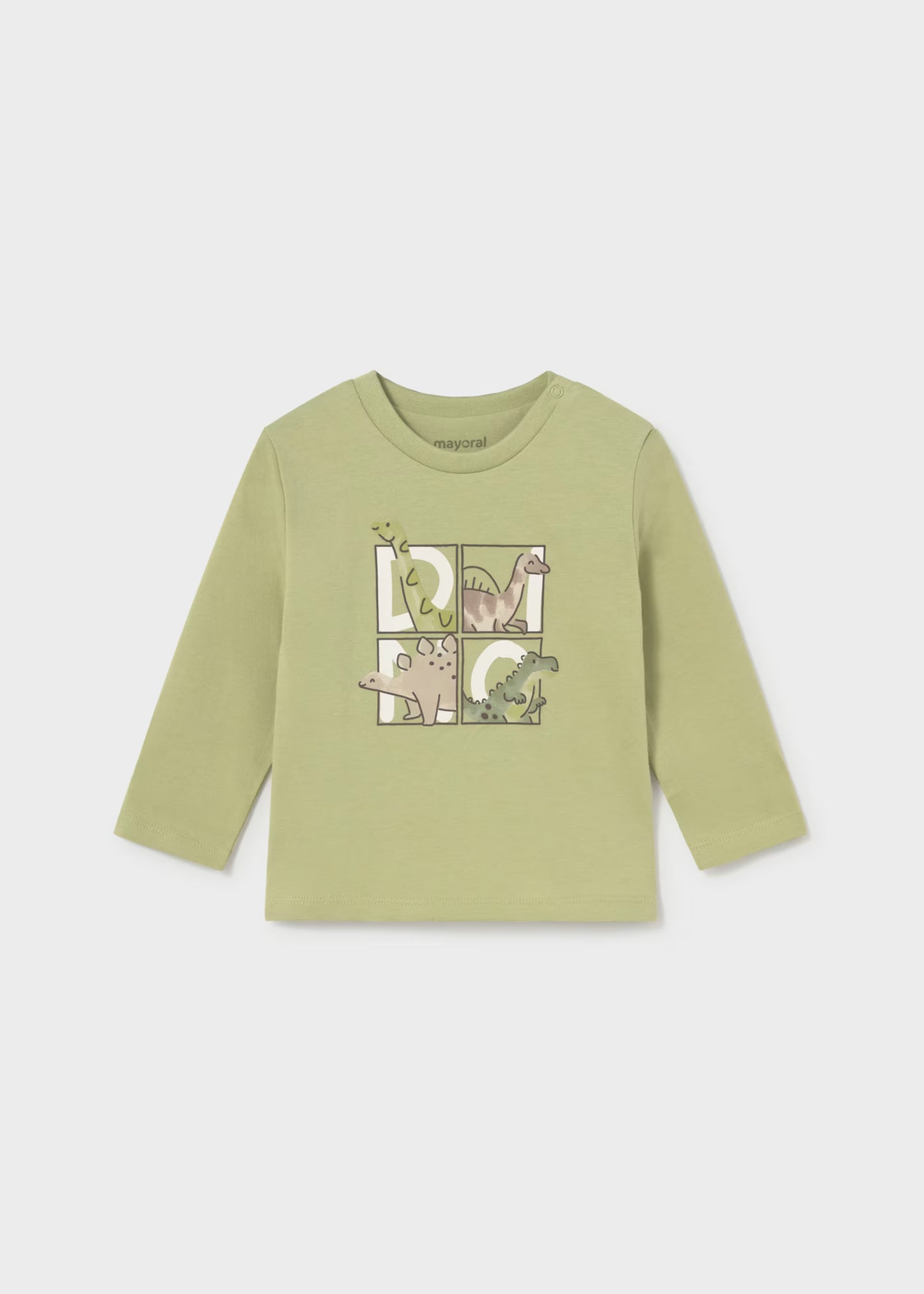 Conjunto playera con pants dinosaurios bebé niño