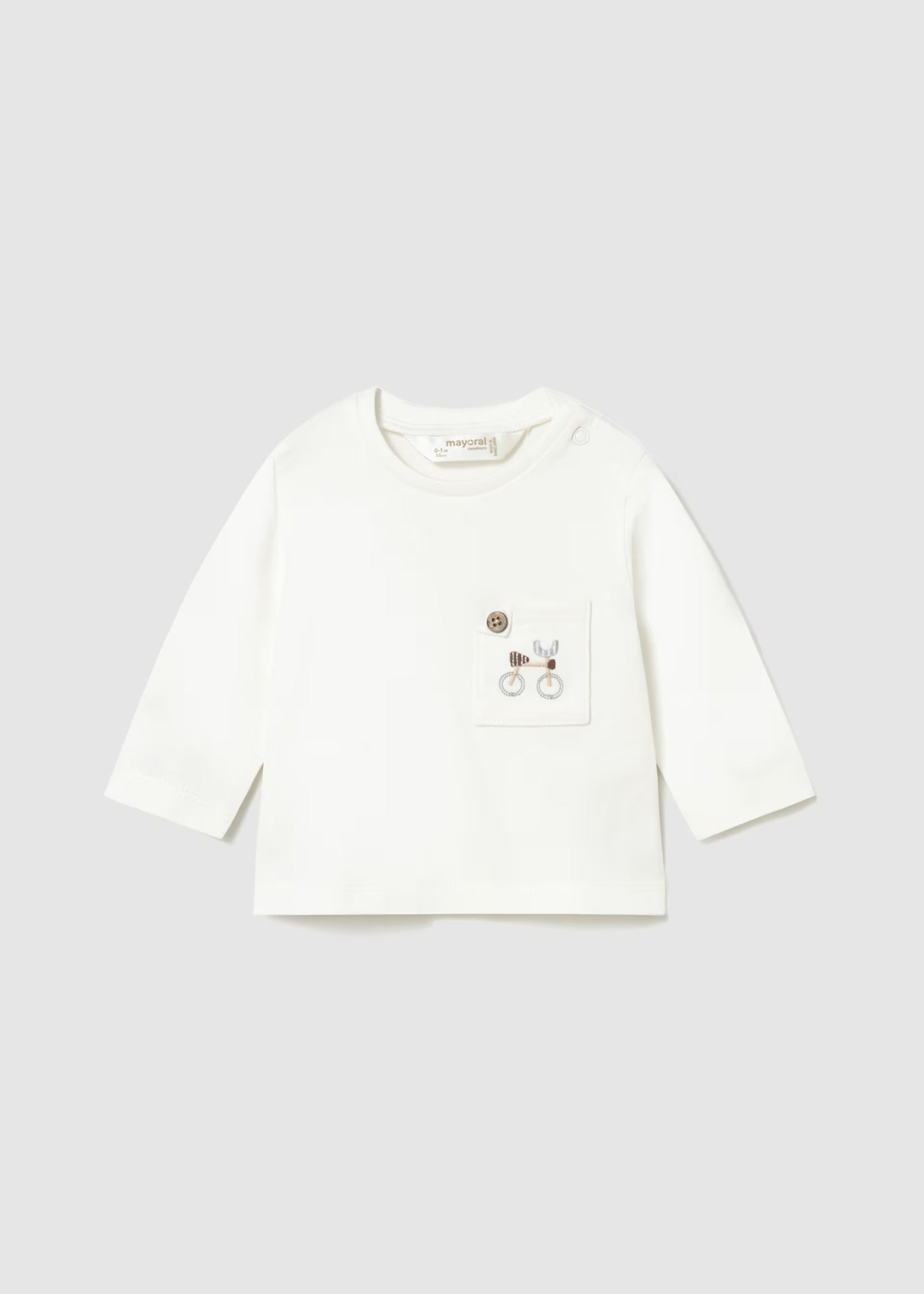 Playera manga larga recién nacido