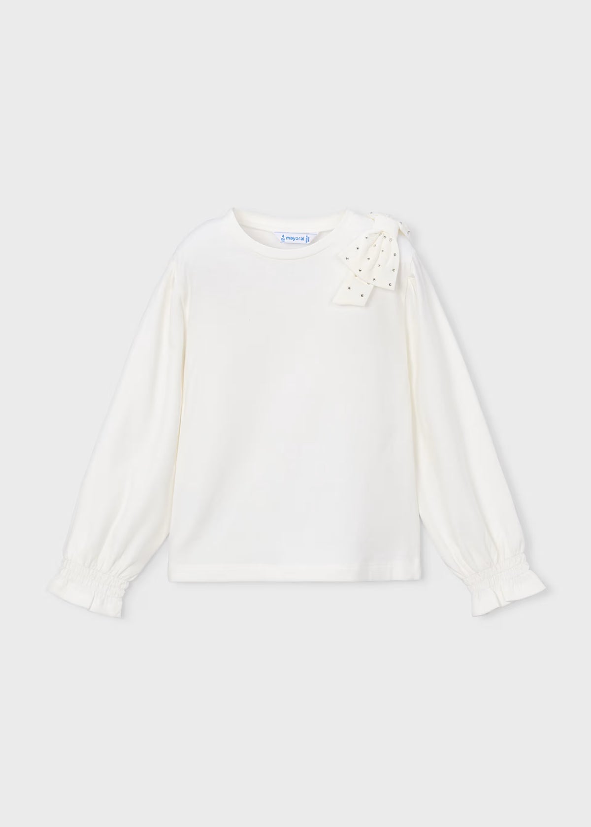 Conjunto blusa moño con falda tul laurel mini niña