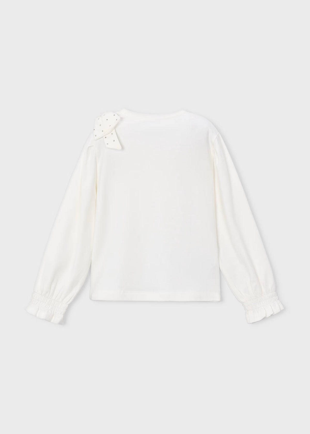 Conjunto blusa moño con falda tul laurel mini niña