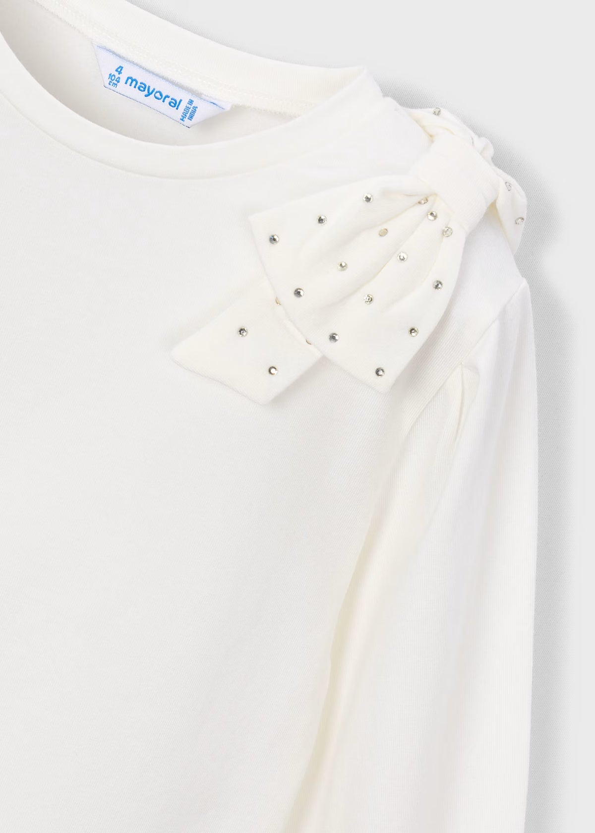 Conjunto blusa moño con falda tul laurel mini niña