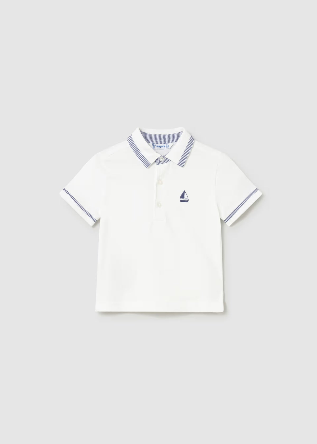 Conjunto polo barco con pantalón para bebé niño