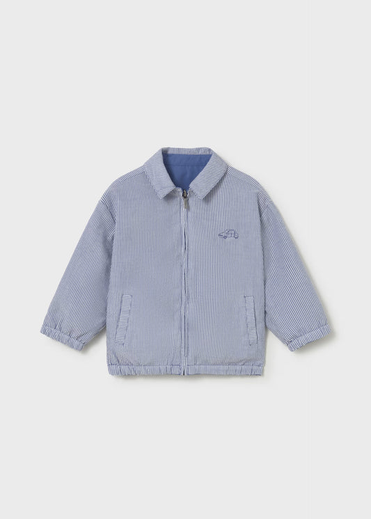 Rompevientos reversible azul vestir bebé niño