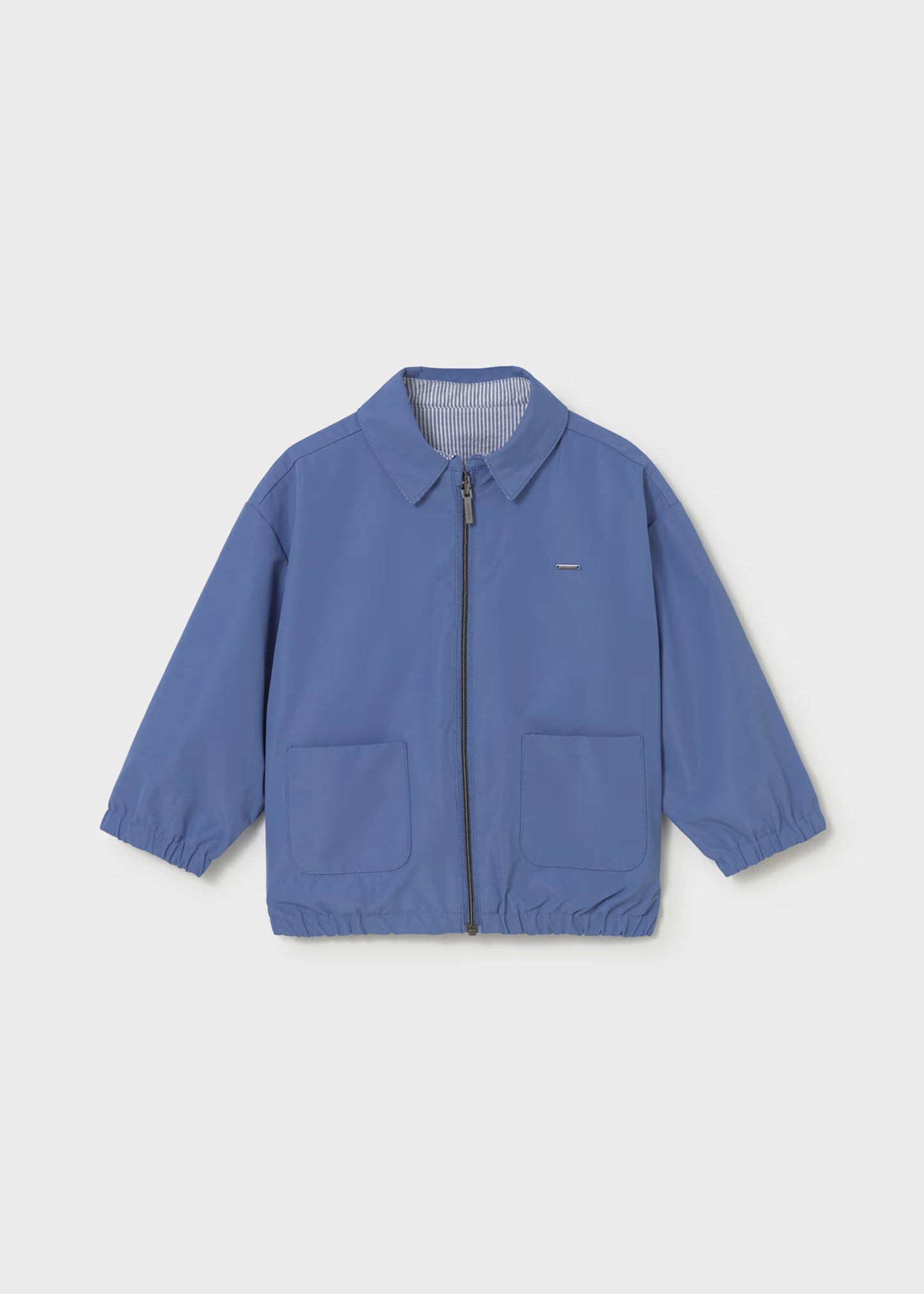 Rompevientos reversible azul vestir bebé niño