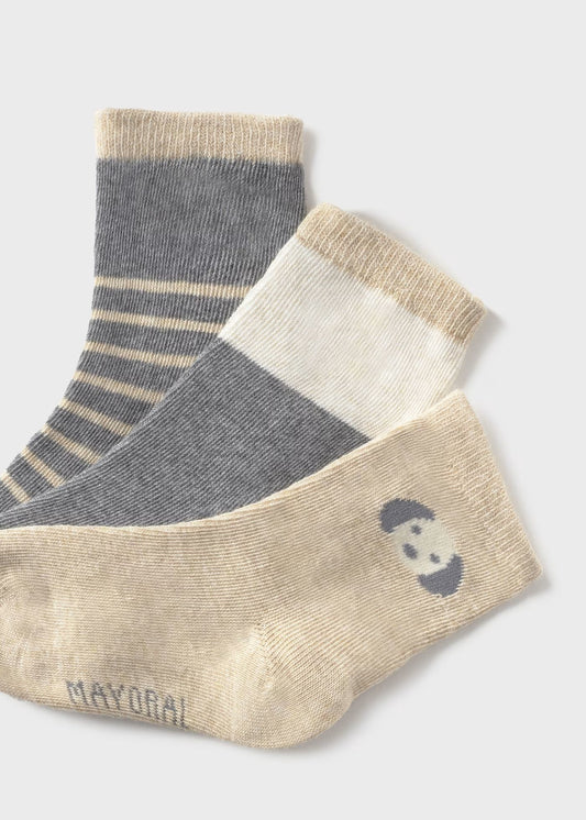 Set 3 calcetines perrito bebé niño