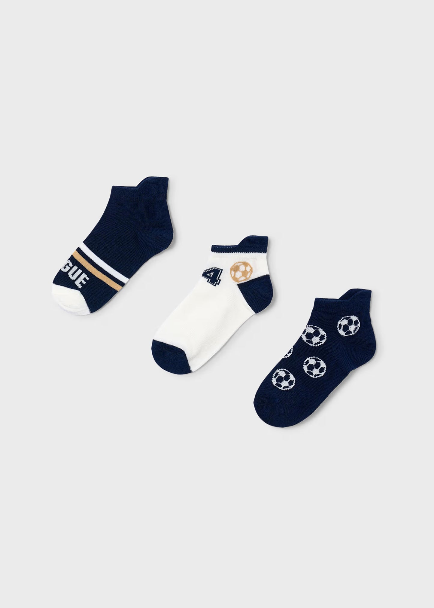 Set 3 calcetines fútbol mini niño