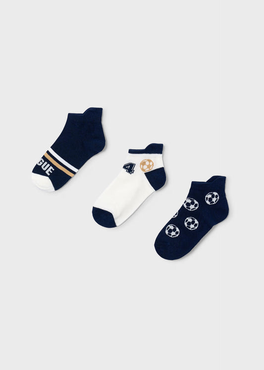 Set 3 calcetines fútbol mini niño