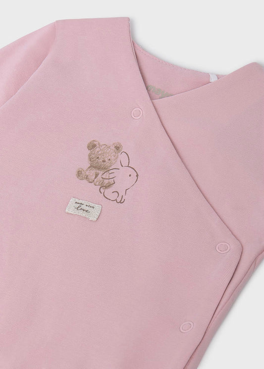 Set de regalo pijama rosa recién nacida