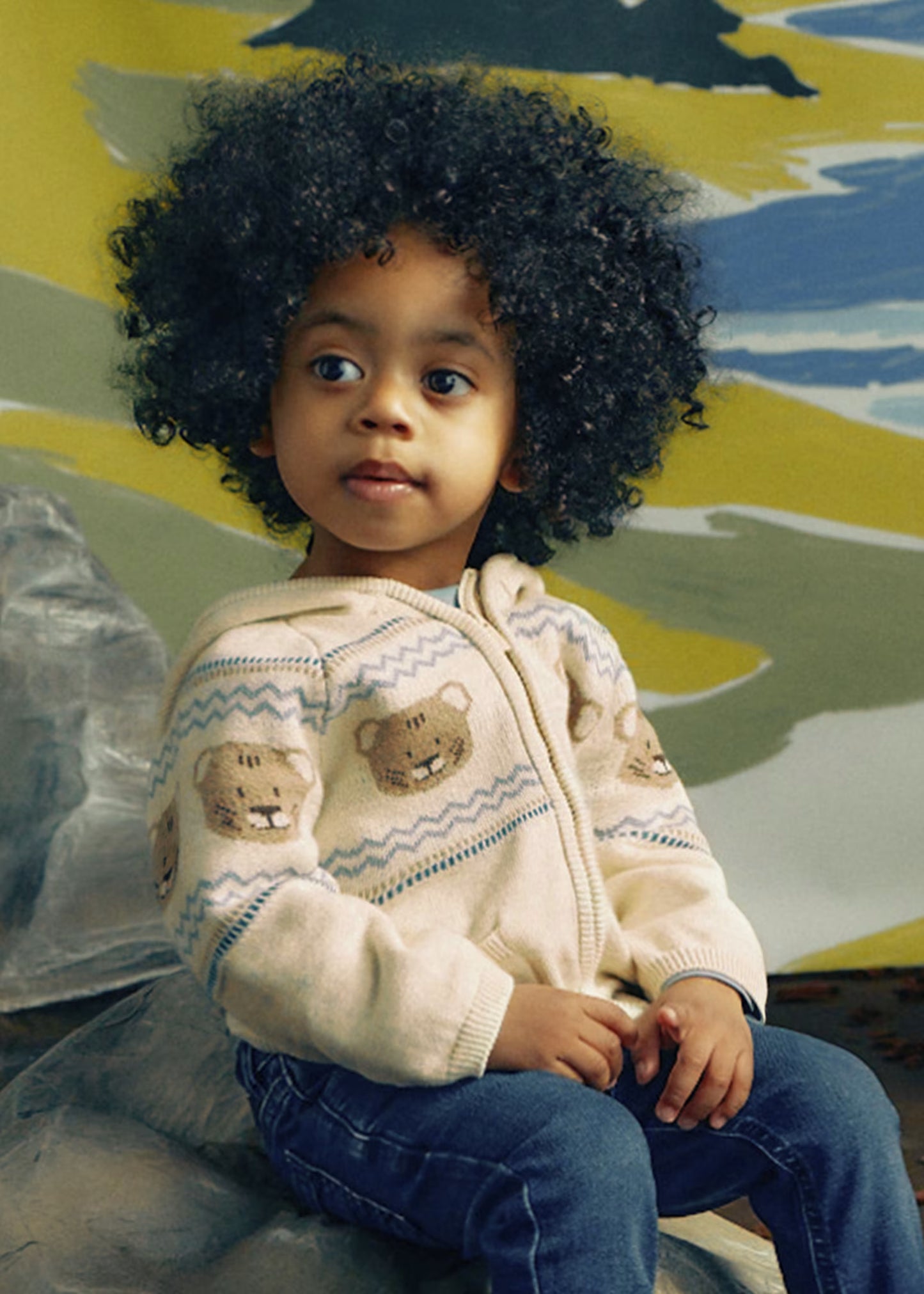 Sudadera tricot ositos bebé niño