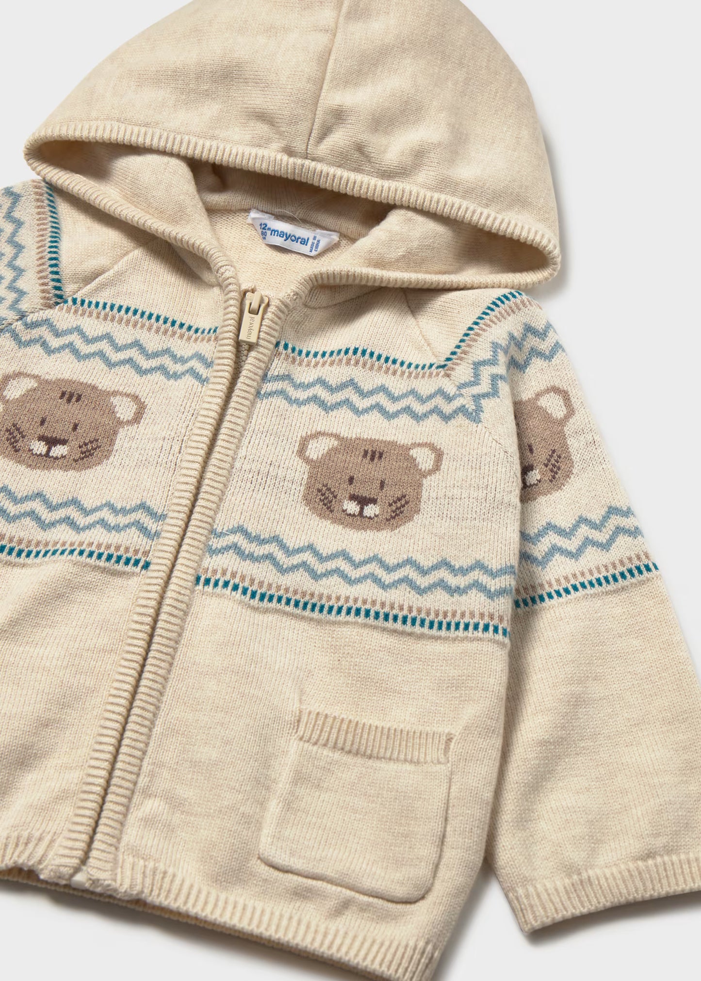 Sudadera tricot ositos bebé niño