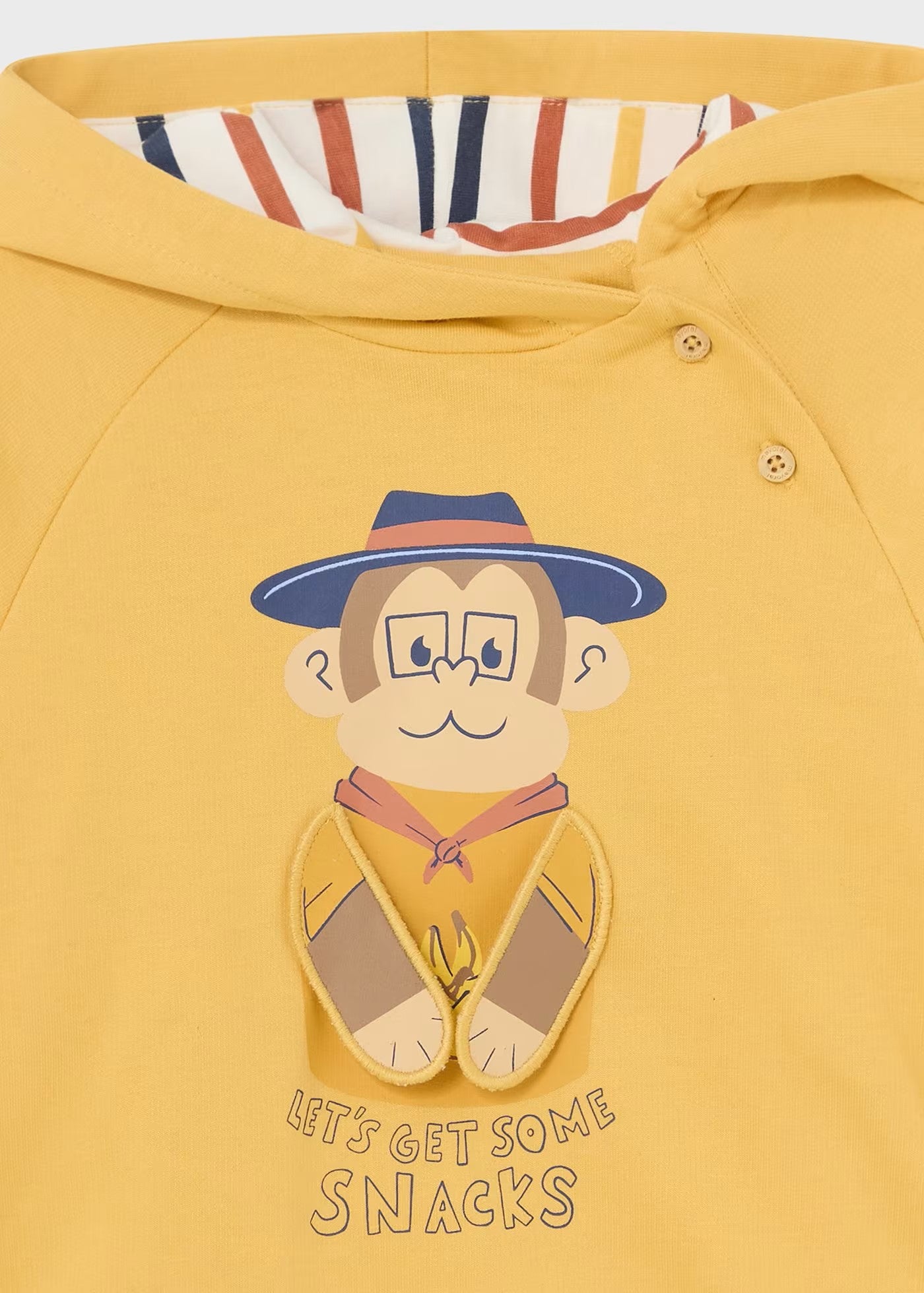 Sudadera amarilla interactiva bebé niño