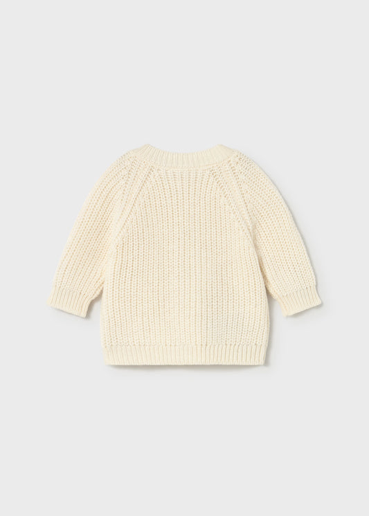 Suéter tricot beige unisex recién nacid@