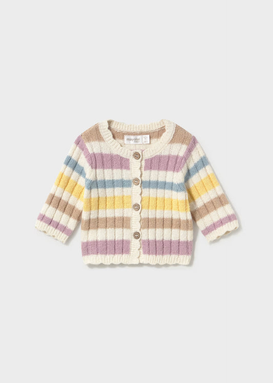 Torera tricot rayas recién nacida