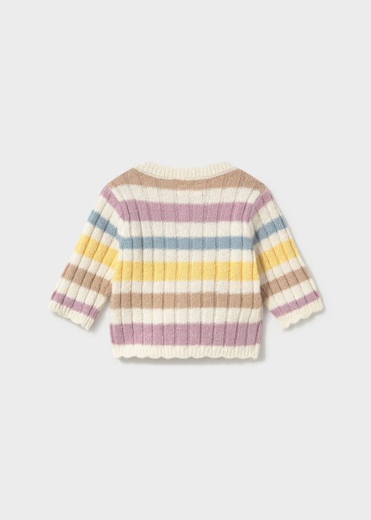 Torera tricot rayas recién nacida
