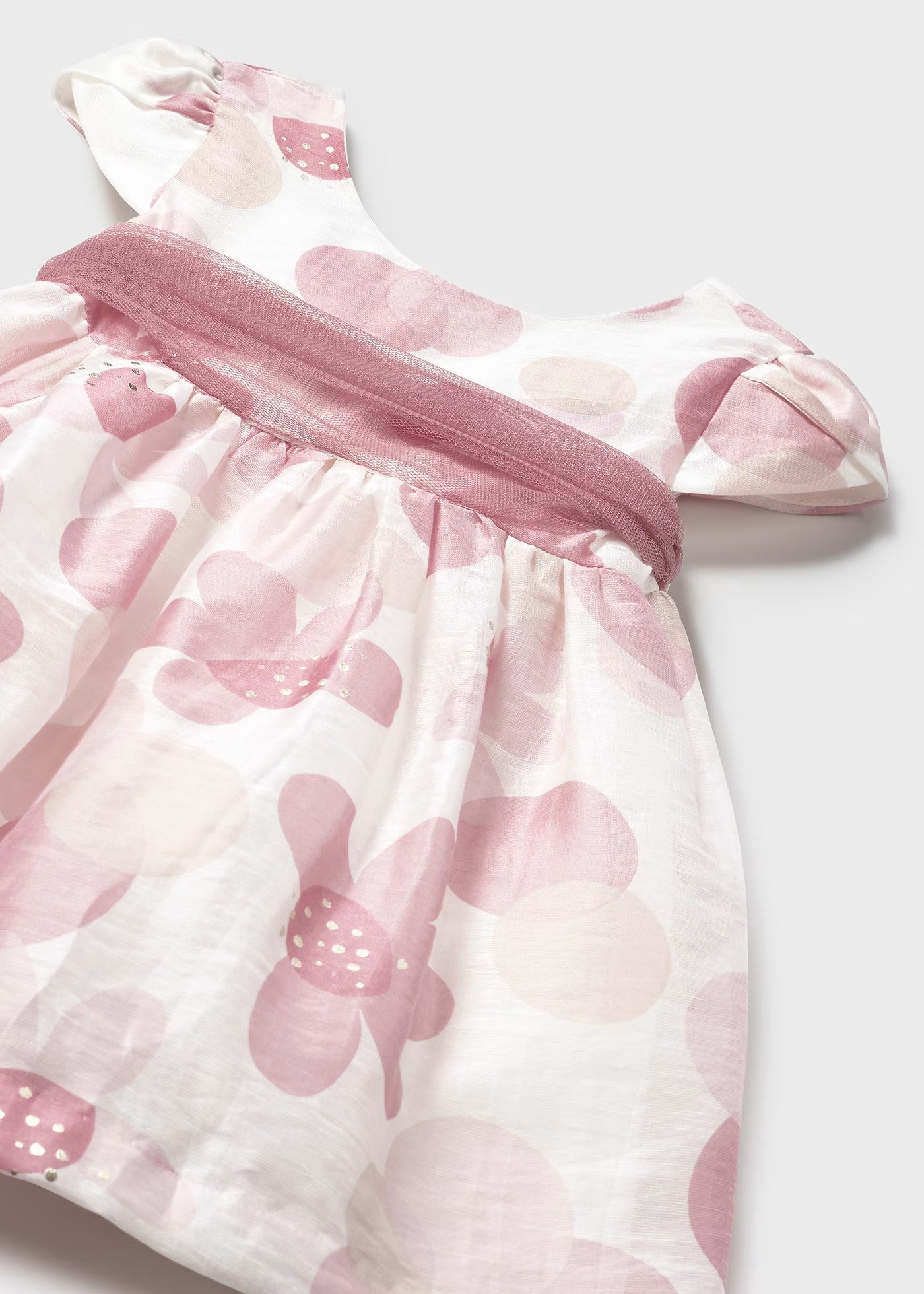 Vestido rosa estampado bebé niña