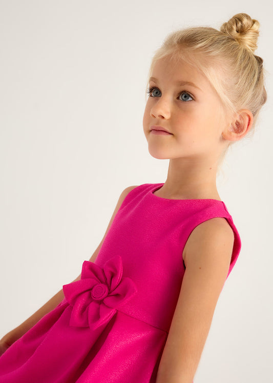 Vestido magenta mini niña