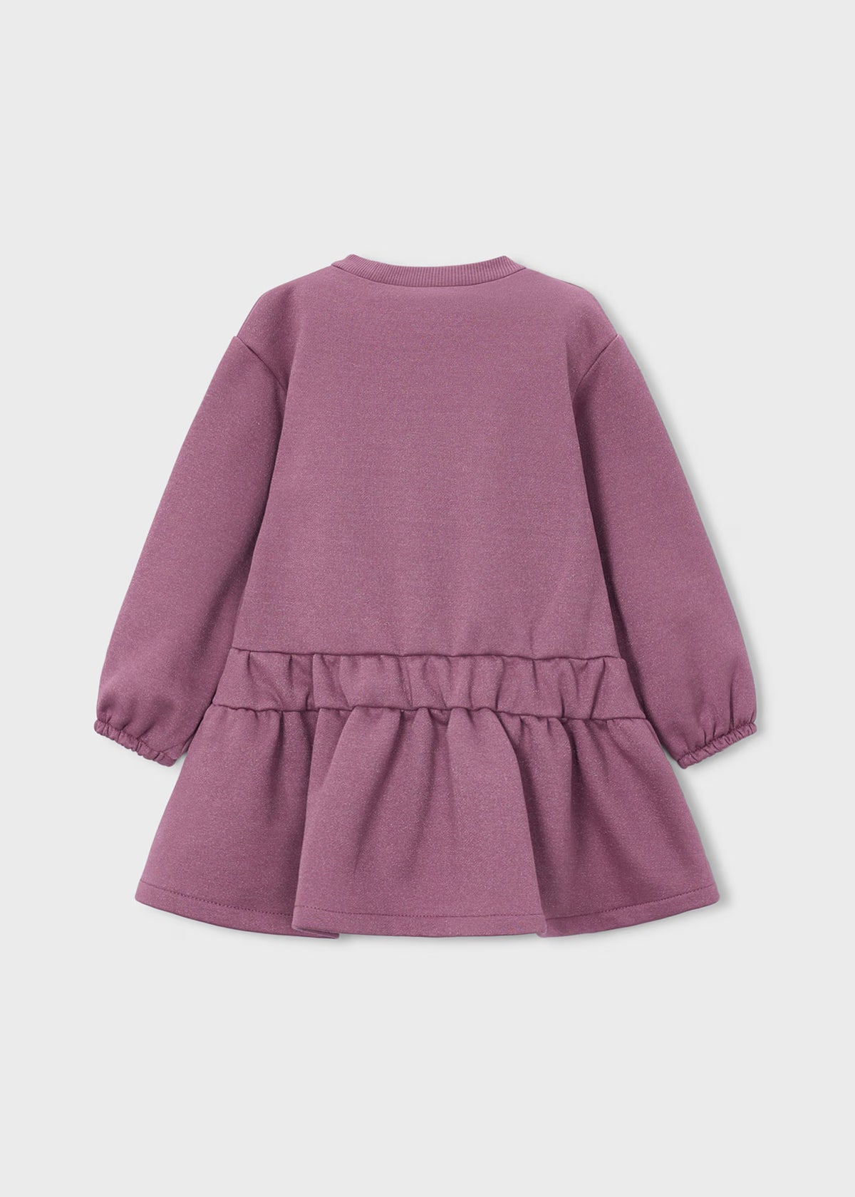 Vestido felpa corazones mini niña