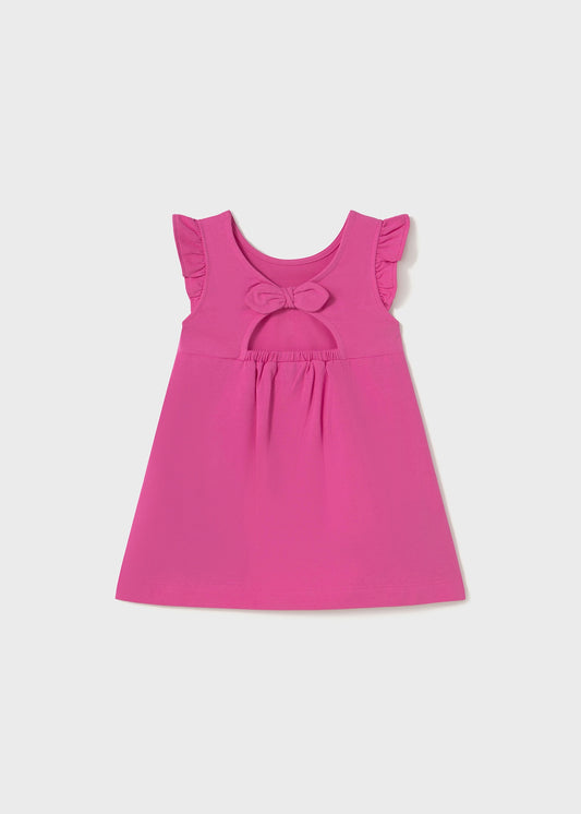 Vestido fucsia serigrafiado bebé niña