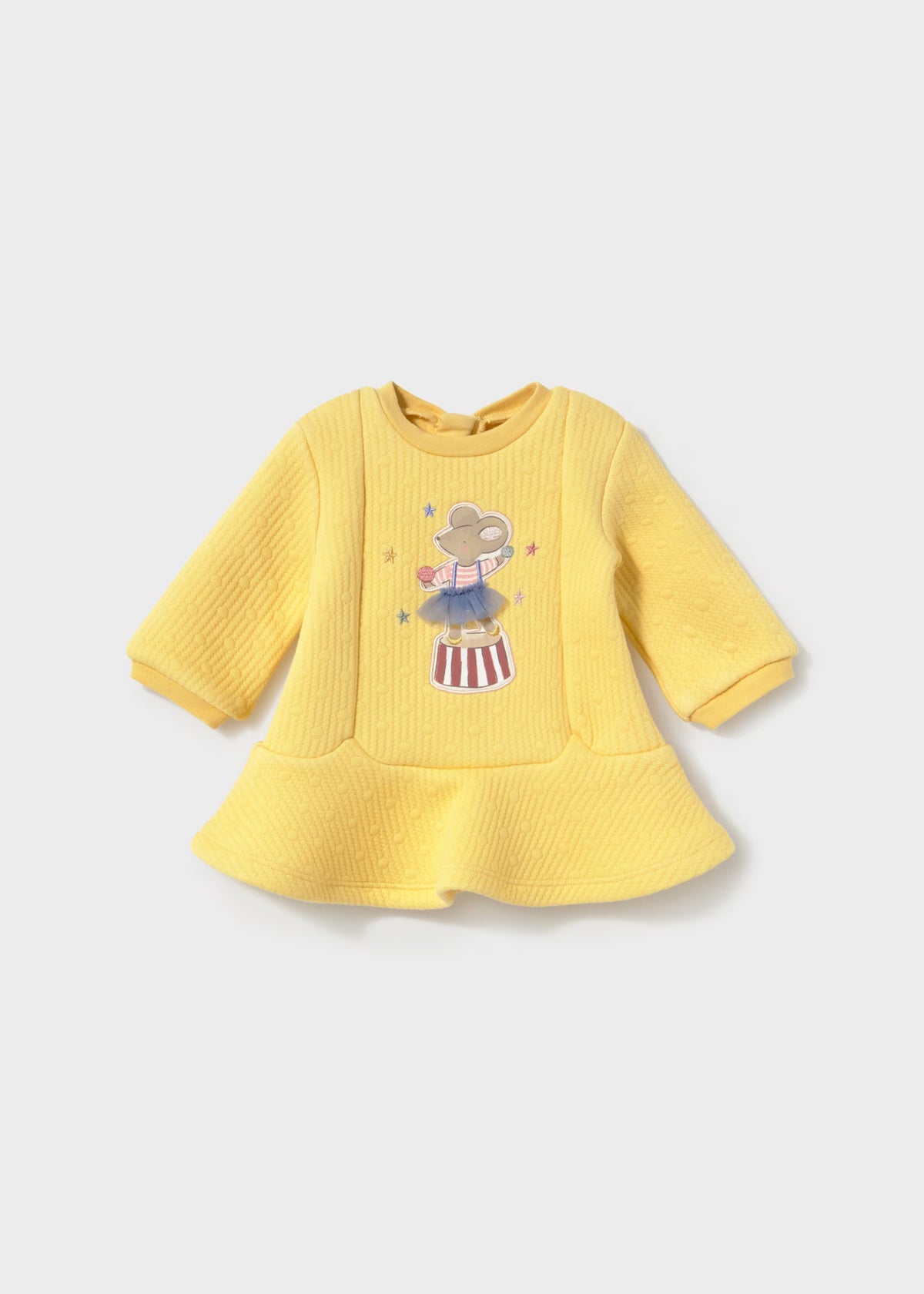 Vestido amarillo recién nacida