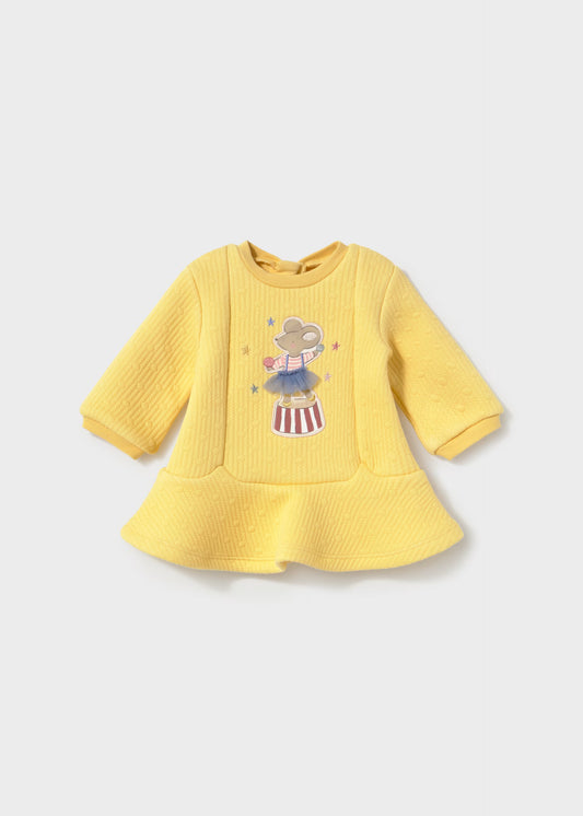 Vestido amarillo recién nacida
