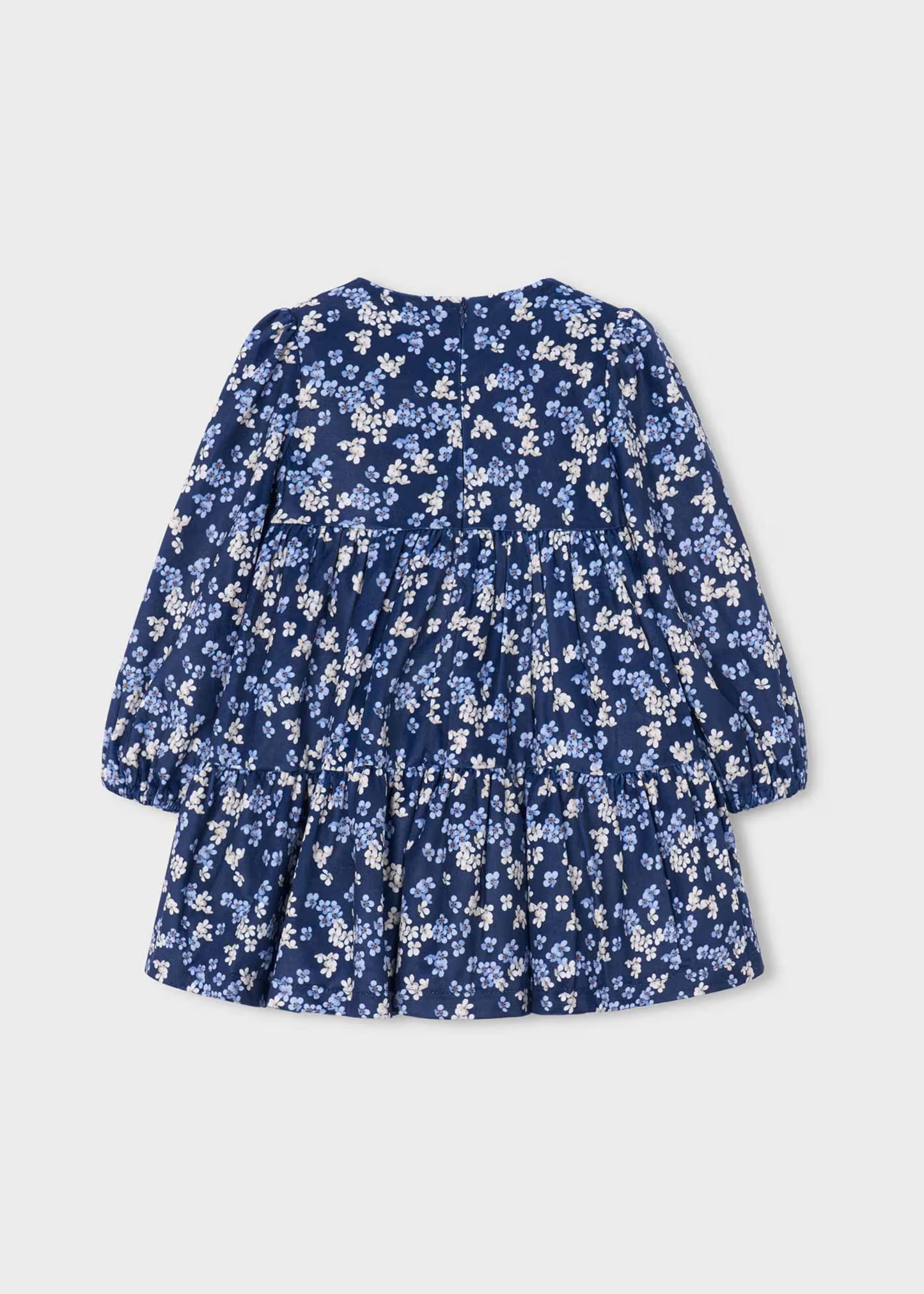 Vestido terciopelo estampado mini niña
