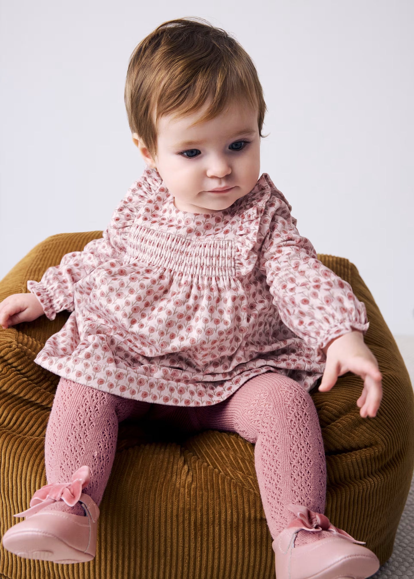 Vestido terciopelo recién nacida
