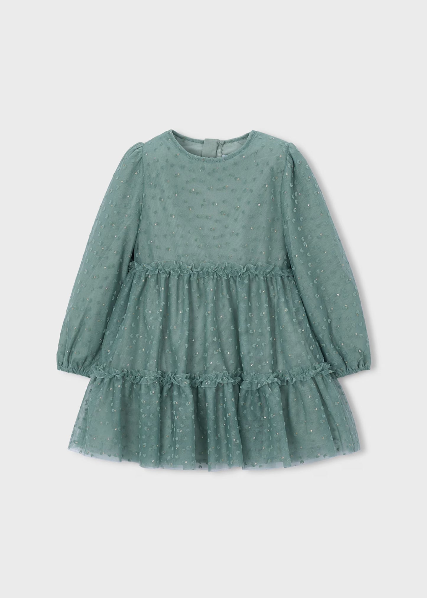 Vestido tul laurel mini niña