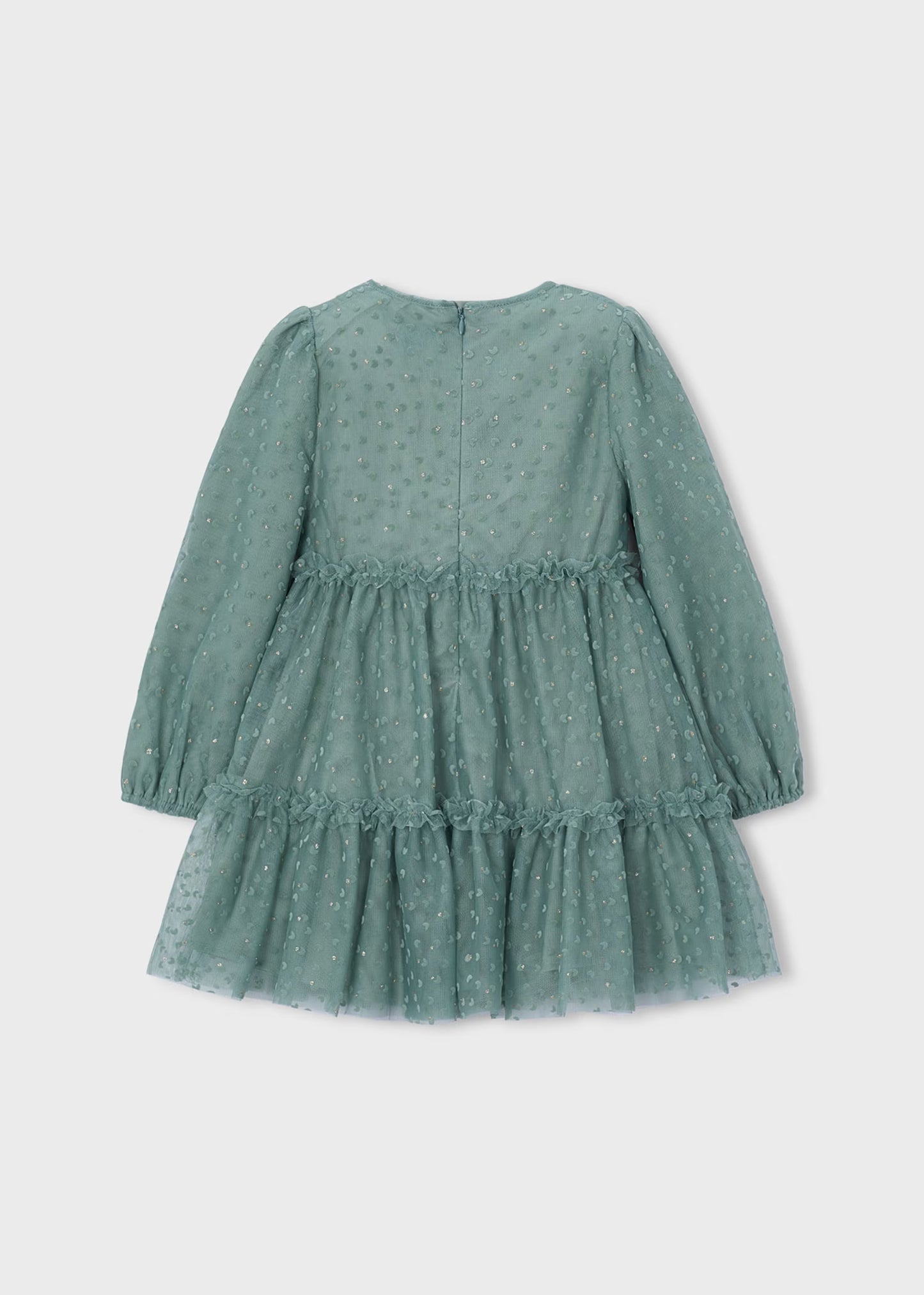 Vestido tul laurel mini niña