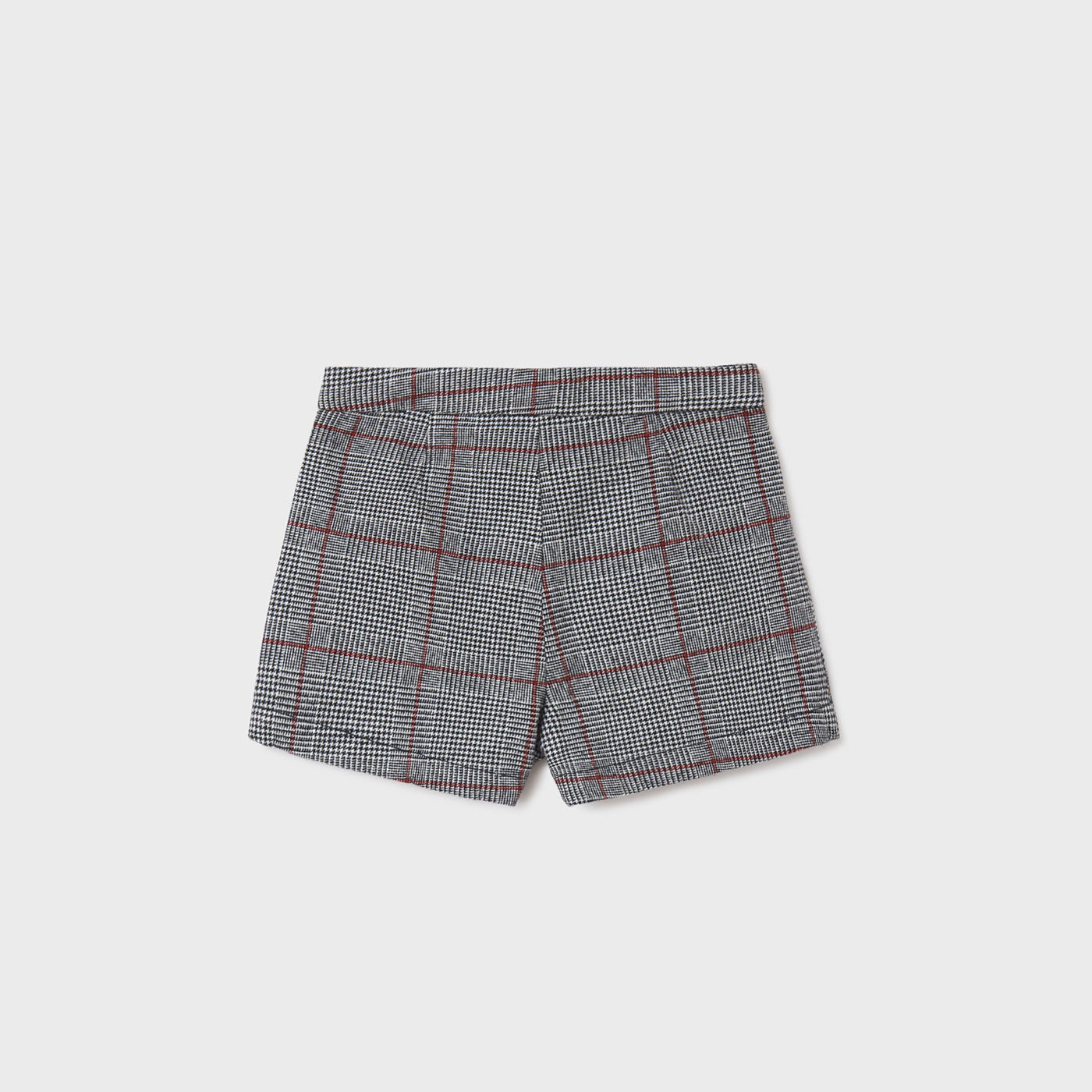 Pantalón corto de cuadros niña jr