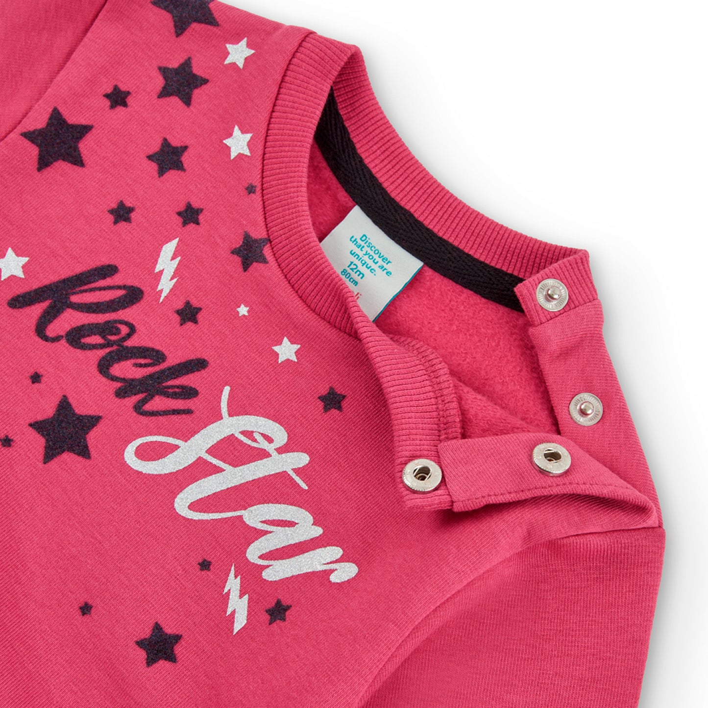 Sudadera cereza Rock star mini niña