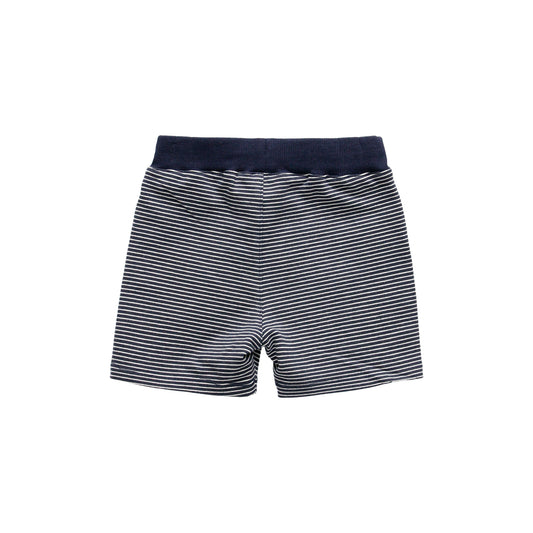 Short azul marino mini niño