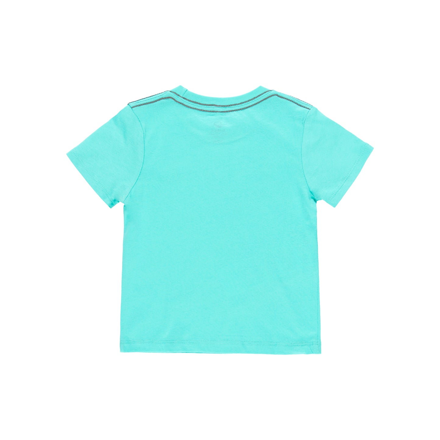 Playera manga corta azul laguna mini niño