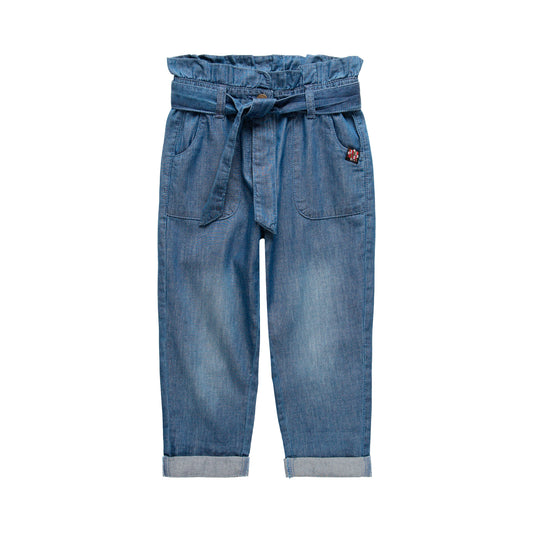 Pantalón denim azul niña jr
