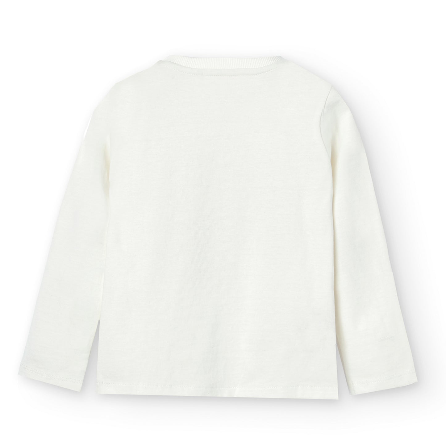Camiseta punto liso blanco off niña jr