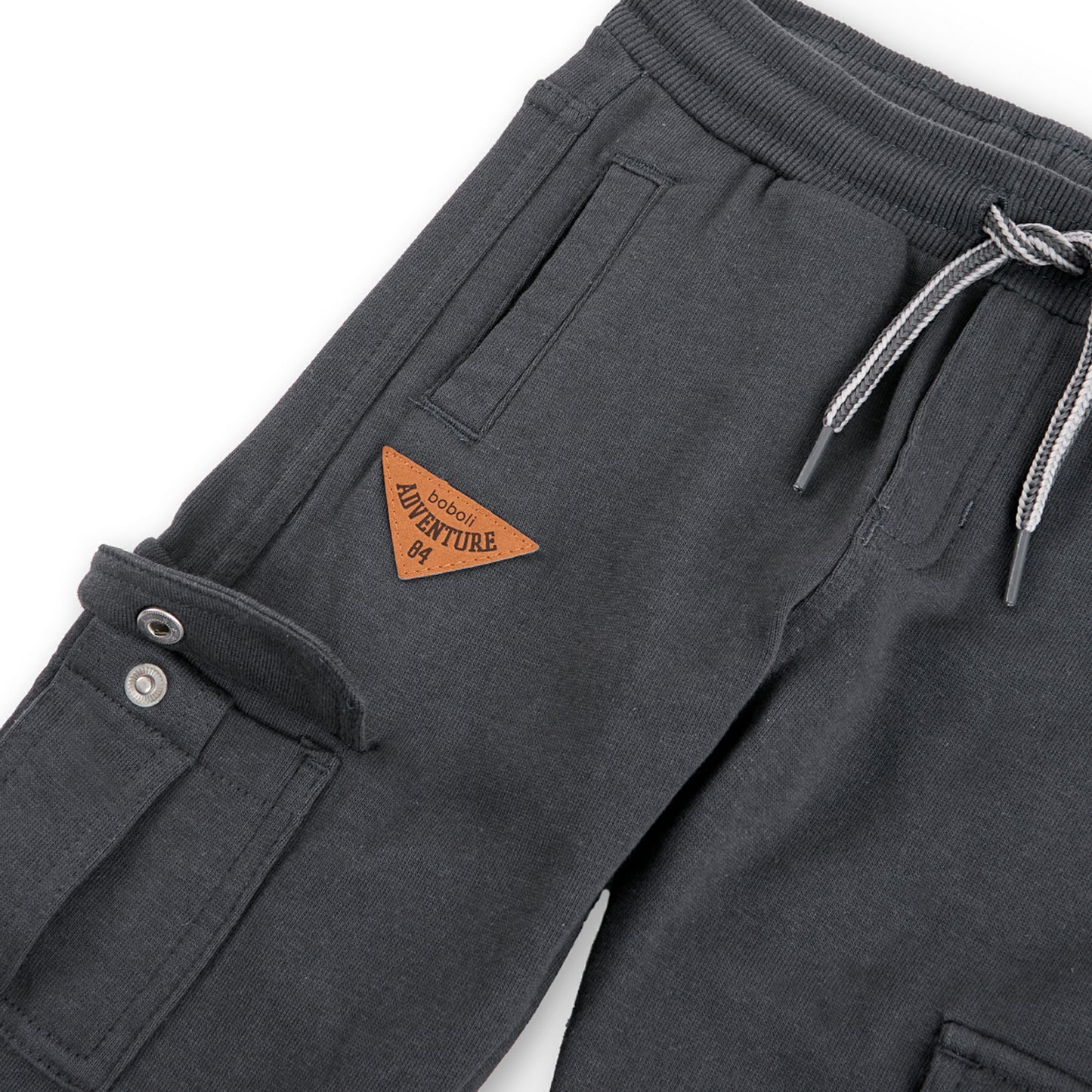 Pants felpa gris antracita niño jr