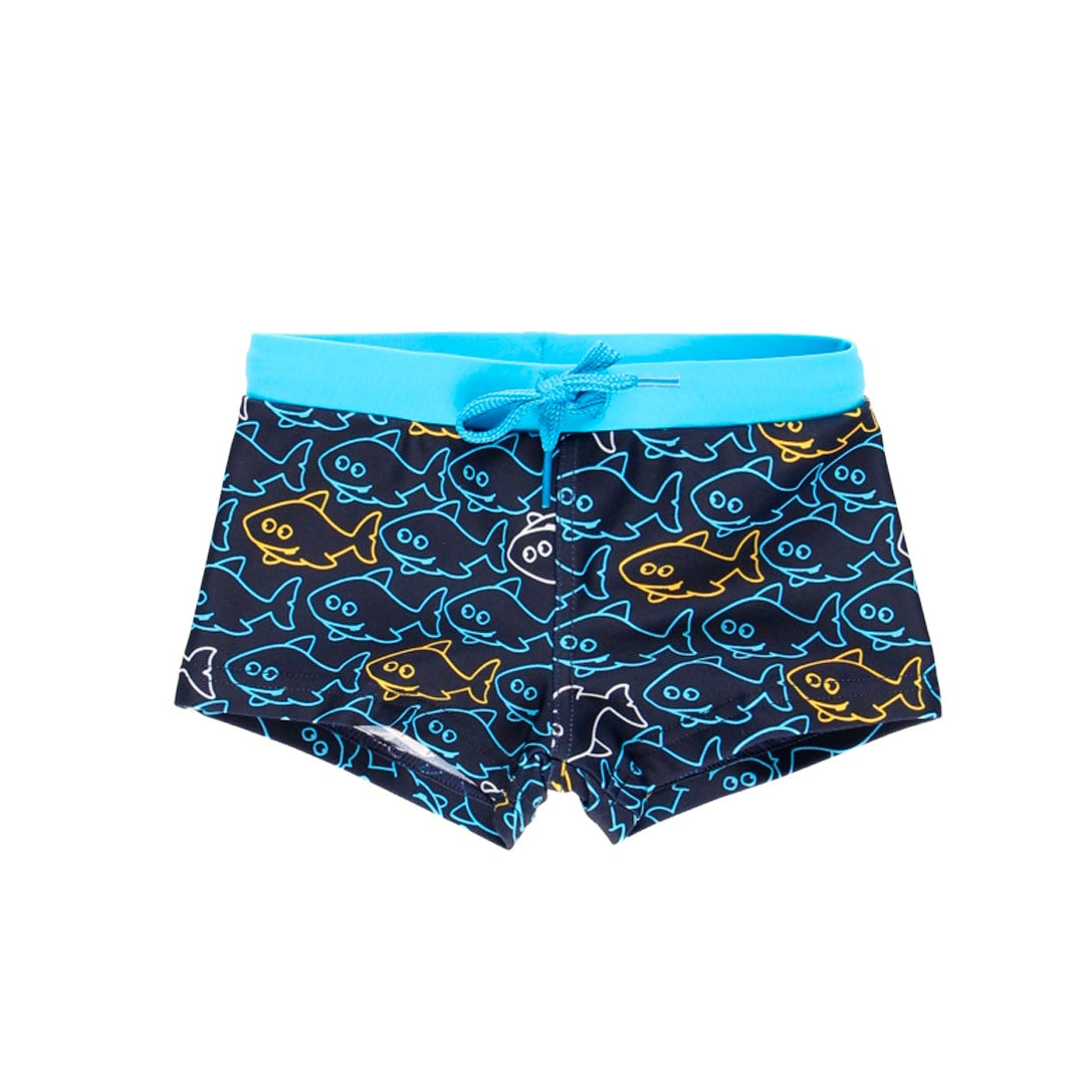 Traje de baño azul mini niño