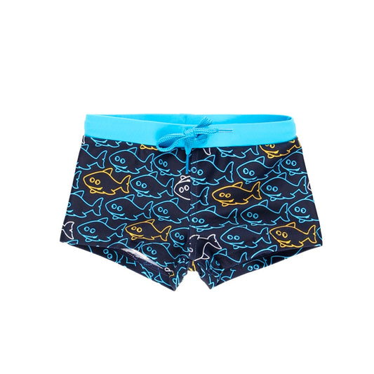 Traje de baño azul mini niño
