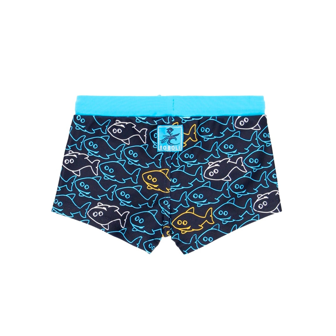 Traje de baño azul mini niño