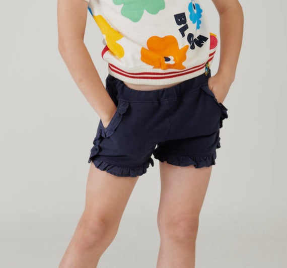 Short marino felpa stretch niña jr