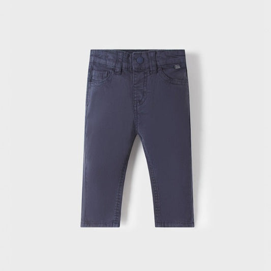 Pantalón azul marino slim para bebé niño
