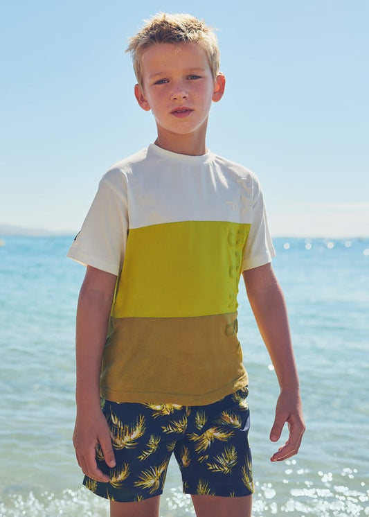 Playera estampada de algodón sostenible para niño jr